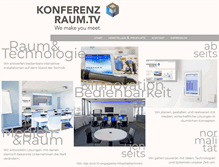 Tablet Screenshot of konferenzraum.tv